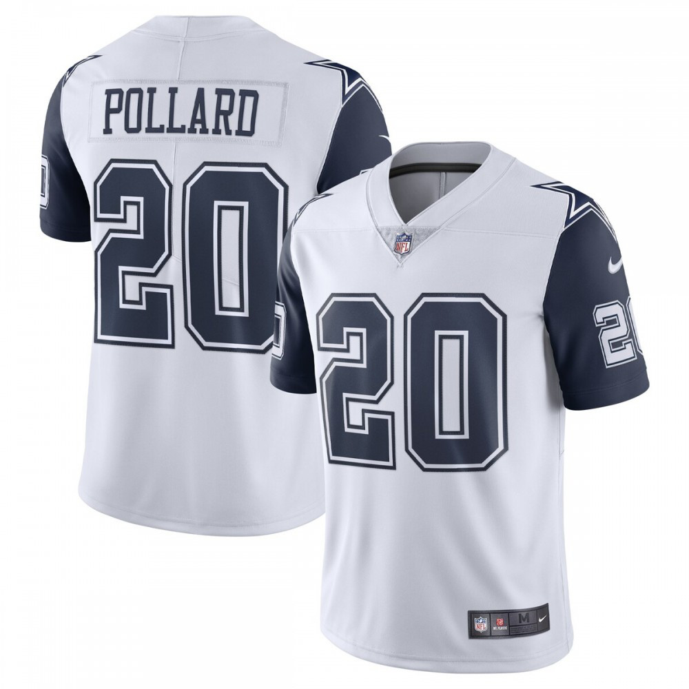Tony Pollard Dallas Cowboys Nike Vapor Limited Jersey - White-GridironStore